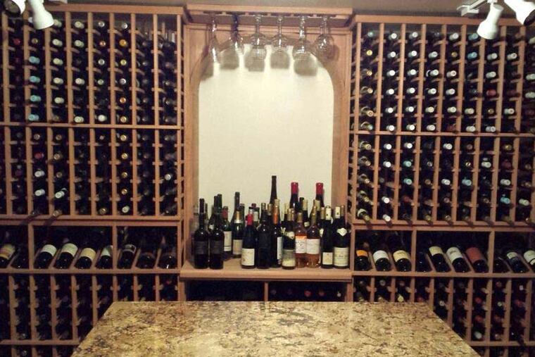 Wine cellar of lawyer Arthur Goldman. (HANDOUT)