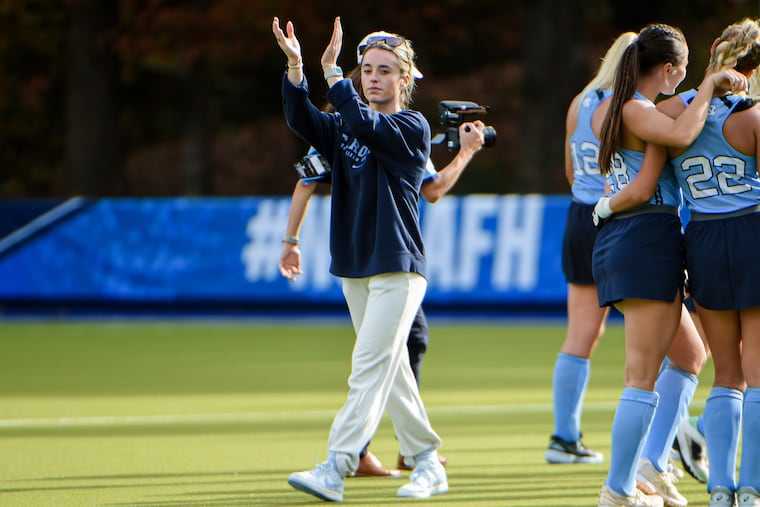 North Carolina field hockey coach Erin Matson led her squad to a national title in her first season at the helm.