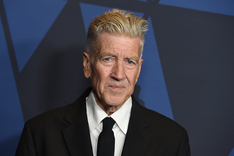 David Lynch appears at the Governors Awards in Los Angeles in 2019.