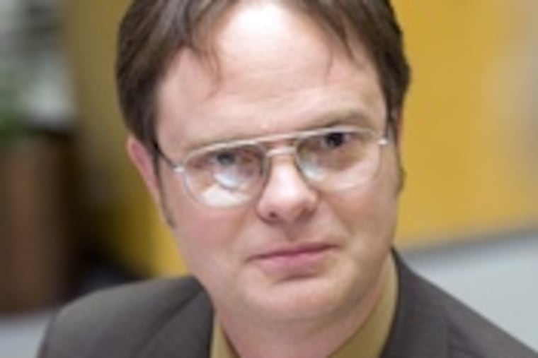 As Dwight Schrute in "The Office." Wilson spent his formative years in Seattle as a confirmed nerd: "I was every kind of geek."