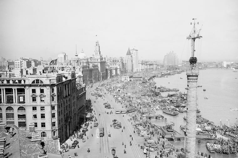 The city of Shanghai, looking north at the Bund along the Huangpu River in February 1946, about three years before communist forces secured their control of the country. (AP Photo)