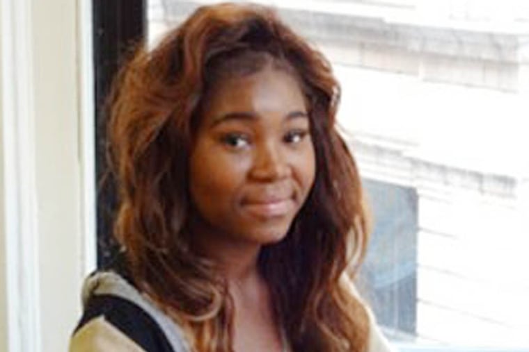 Larbriah Morgan, a Temple University student, needs to find housing before she ages out of the child welfare system next month. Photo courtesy of Stoneleigh Foundation.