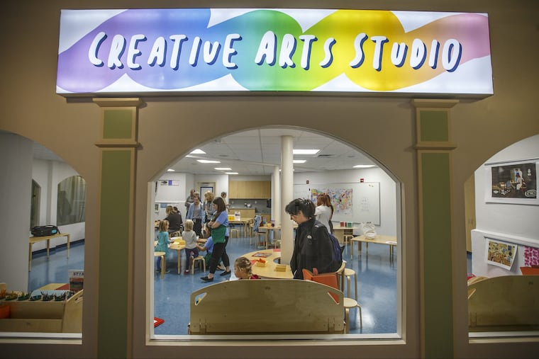 The new Creative Arts Studio space in the Please Touch Museum that opens the weekend of October 27, 2018.