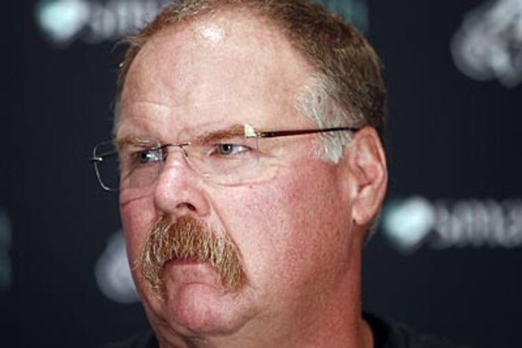 Jeffrey Lurie said another 8-8 season would not be enough to save Andy Reid's job. (David Maialetti/Staff Photographer)