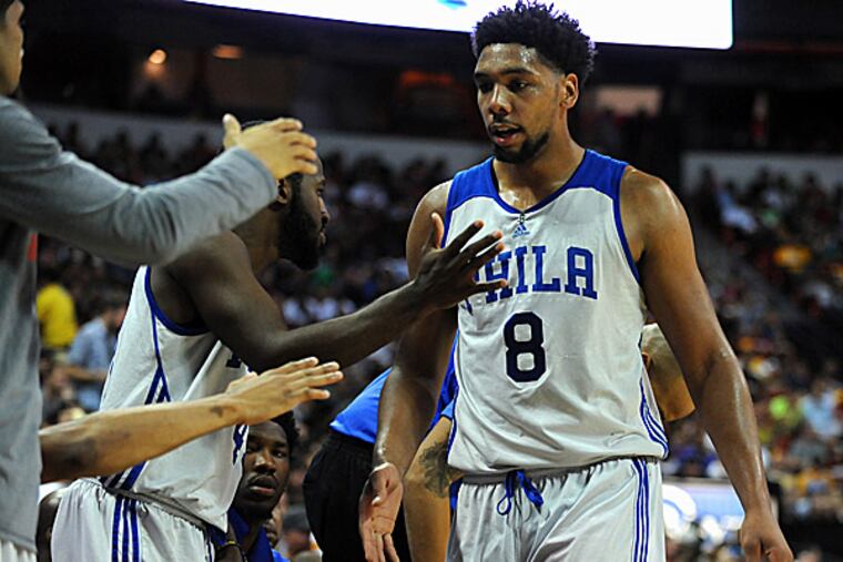 76ers rookie center Jahlil Okafor.