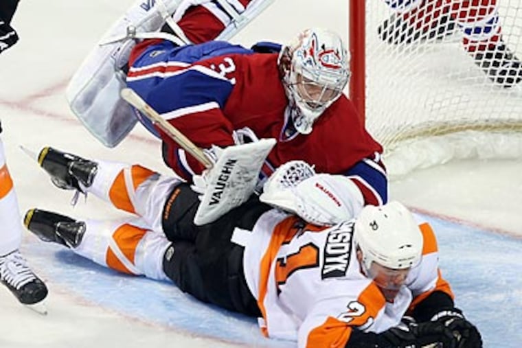 Canadiens goaltender Carey Price made 41 saves in Montreal's shutout of the Flyers. (Ryan Remiorz/Canadian Press/AP)
