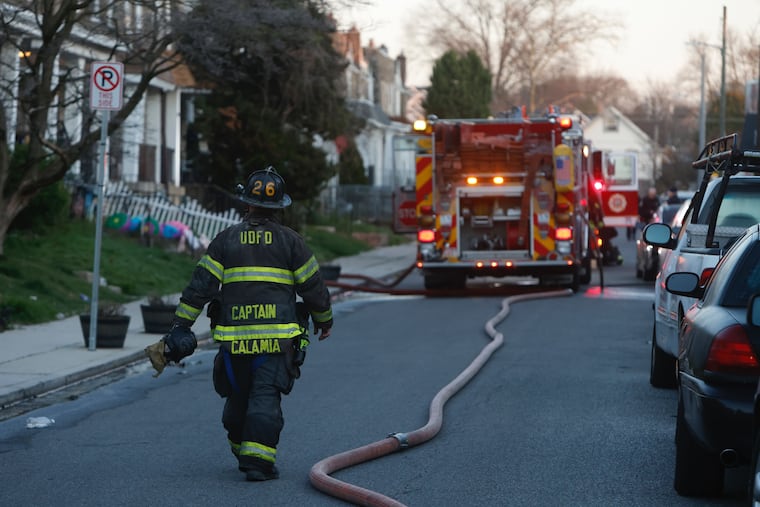 Two children were killed in a house fire on the 300 block of Margate Road in Upper Darby on Tuesday.