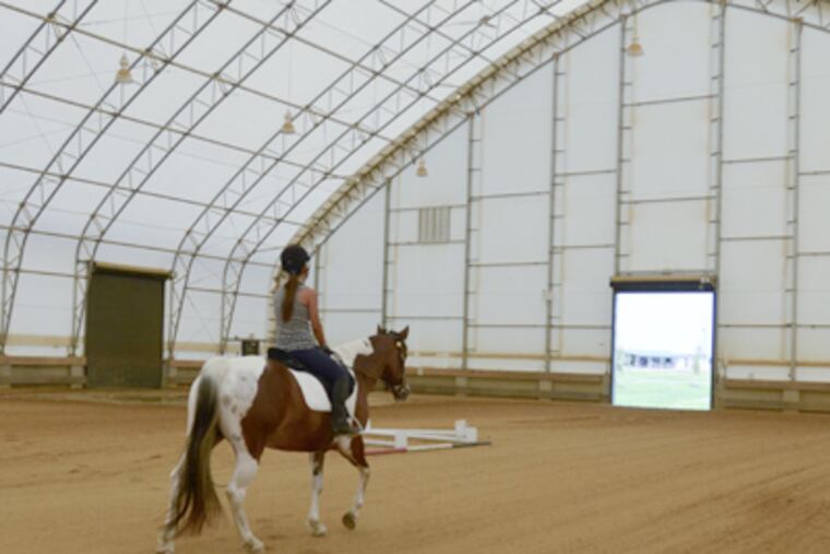 Stables at Gloucester County's DREAM Park equestrian facility; the park has held about 40 events a year since 2008. (Ron Tarver / Staff Photographer)