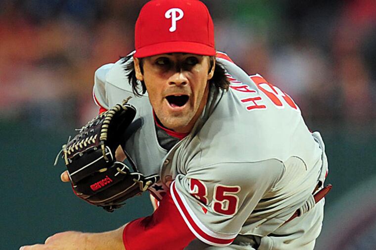 Phillies pitcher Cole Hamels. (Evan Habeeb/USA Today Sports)
