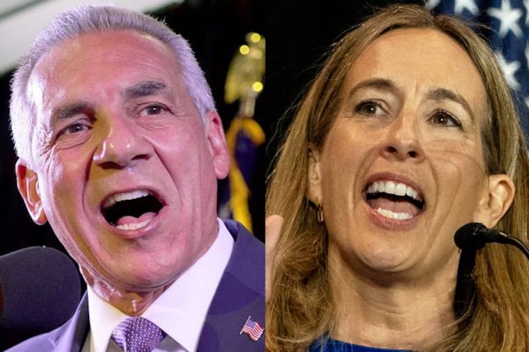 Republican Assemblyman Jack Ciattarelli and Democratic U.S. Rep. Mikie Sherrill are the major party candidates for governor in New Jersey.