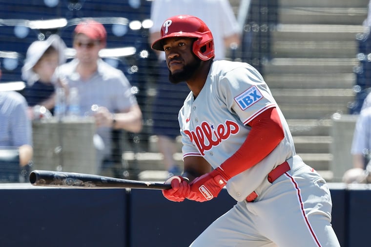 Bryan de la Cruz signed a minor-league contract with the Phillies this winter and was hitting .269 in triple A.