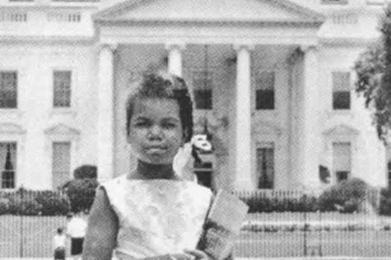 A young Condoleezza Rice at the White House. Events of the '60s, she wrote, made her "a fierce defender of the Second Amendment."