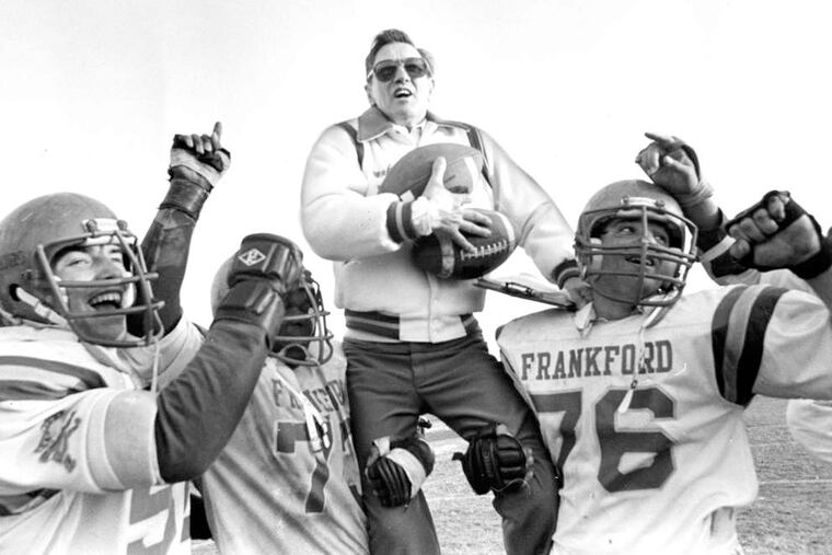 FILE PHOTO Frankford's Al Angelo felt comfortable taking championship rides, winning 10 Public League titles.