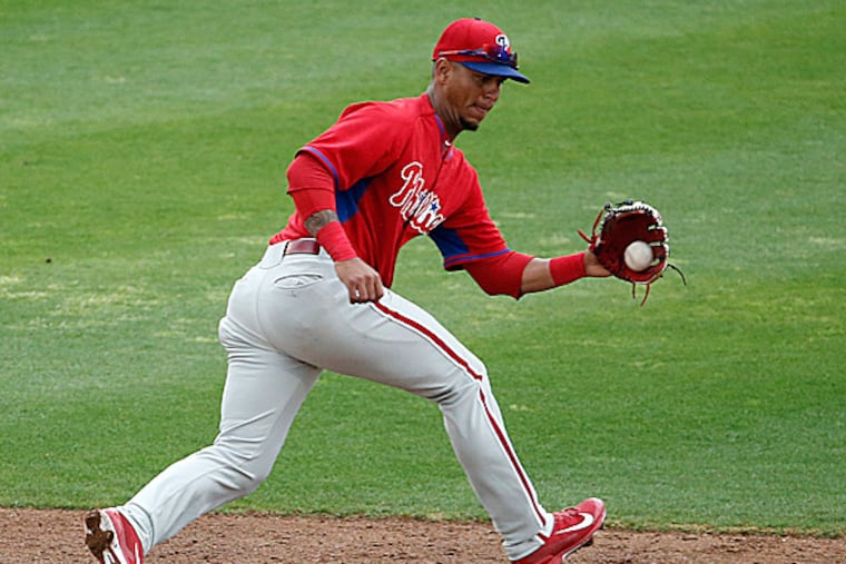 The Phillies' Ronny Cedeno. (Kathy Willens/AP)