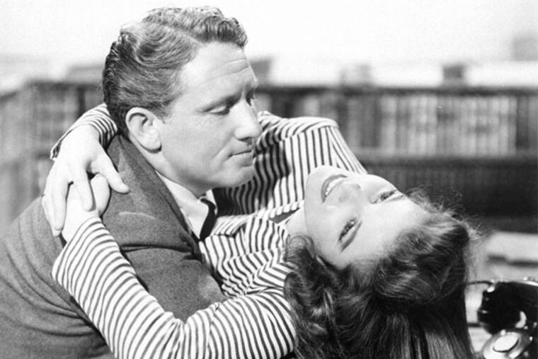 Spencer Tracy and Katharine Hepburn in 1942's "Woman of the Year."