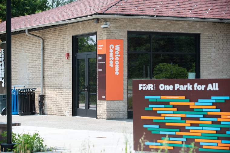 The newly repurposed FDR Park Welcome Center.