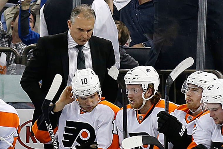Flyers head coach Craig Berube. (Yong Kim/Staff Photographer)