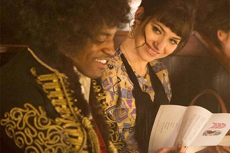 Andre Benjamin as Jimi Hendrix and Imogen Poots as Linda Keith in "Jimi: All Is By My Side." (Patrick Redmond)