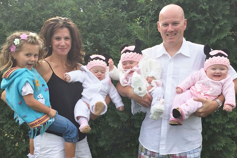 Vanessa and Kevin Magee with their children (left to right):
Brooke, Alexandra, Victoria and Angela. (Photo credit: Millie White)