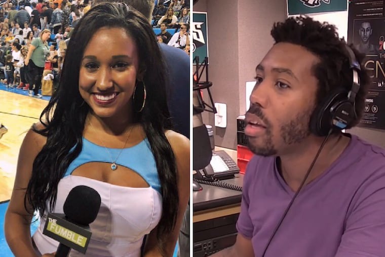 "Good Day Sacramento" anchor Krystal Rich (left) and Mike Missanelli producer Tyrone Johnson are teaming up to launch a new Sixers show for NBC Sports Philadelphia.