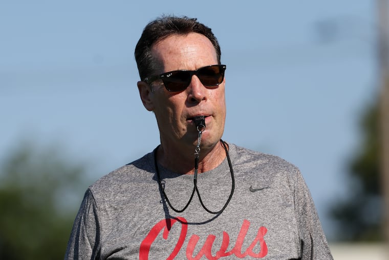 K.C. Keeler enters his second year as Temple's head coach. In his first season, the longtime college football coach led the Owls to within one win of bowl eligibility.
