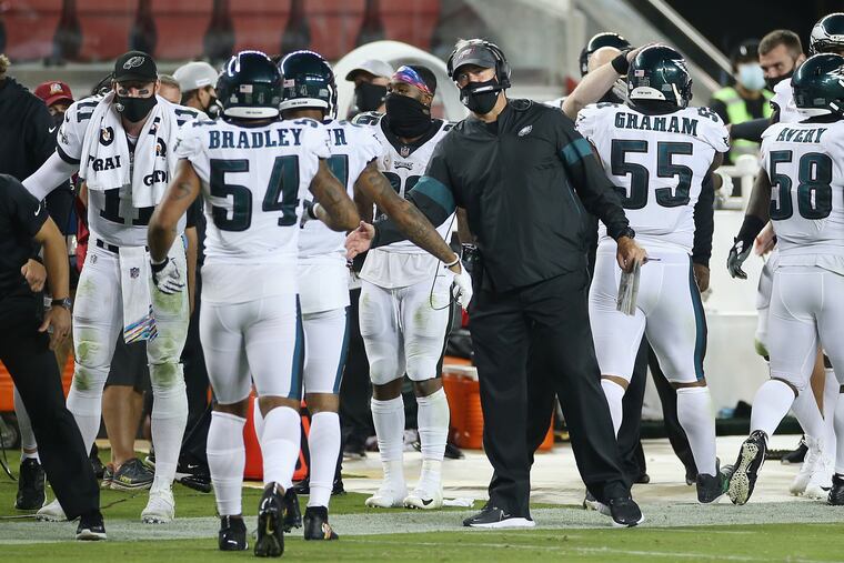 Doug Pederson's team didn't quit on the season Sunday against the 49ers, returning home with a 25-20 win and the top spot in the NFC East.