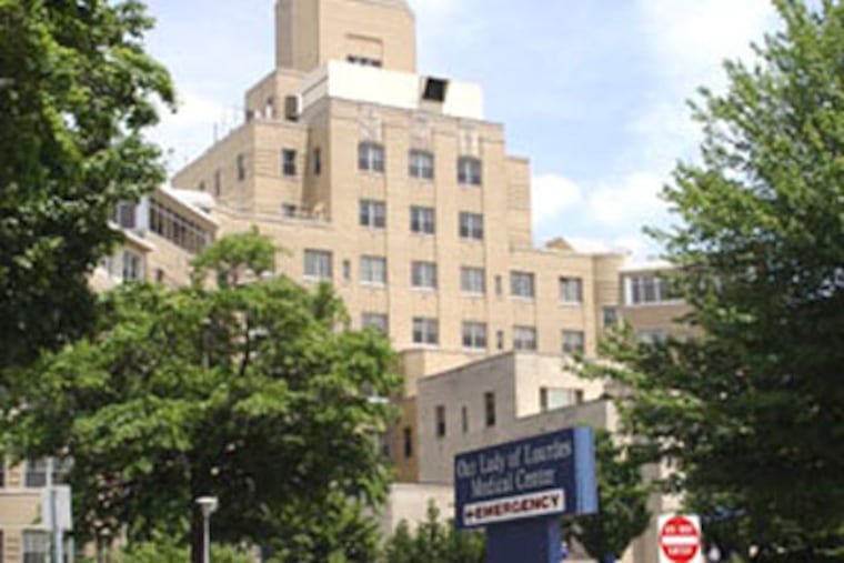 At Our Lady of Lourdes Medical Center in Camden, above, and Lourdes Medical Center of Burlington County in Willingboro, a student researcher found that 282 women were sterilized in 2008 and 2009.
