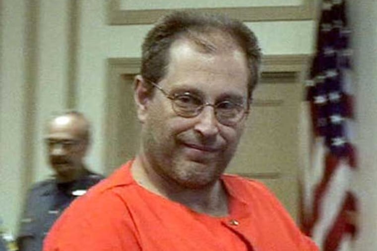 Nicky Scarfo Jr. in Morris County courtroom .