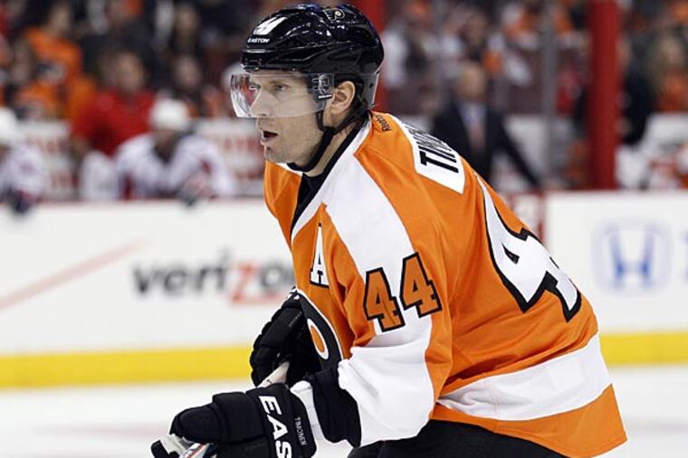 Flyers defenseman Kimmo Timonen. (Yong Kim/Staff Photographer)