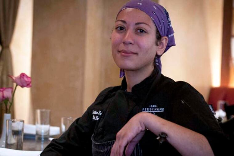 Aila DeVowe at Bar Ferdinand in Northern Liberties. ( RON TARVER / Staff Photographer )