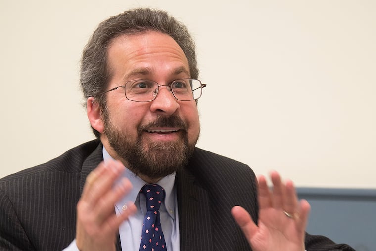 Cantor Scott Borsky talks May 3, 2016 about working with the Catholic organization Holy Redemmer Hospice to provide support for Jewish clients in the South Jersey area.