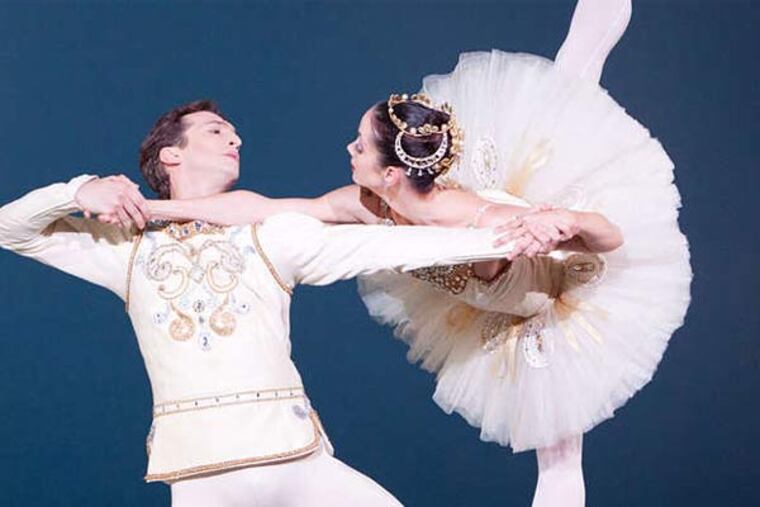 The "Diamonds" section of George Balanchine's "Jewels," which opened the Pennsylvania Ballet's 50th season.