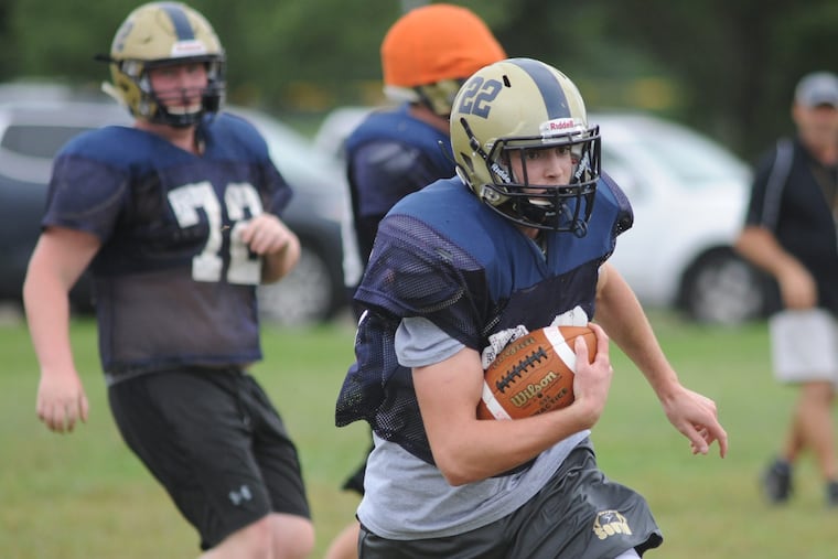 Council Rock South running back Chase Patterson (22) will play a key role in the outcome of Friday's game at Neshaminy.