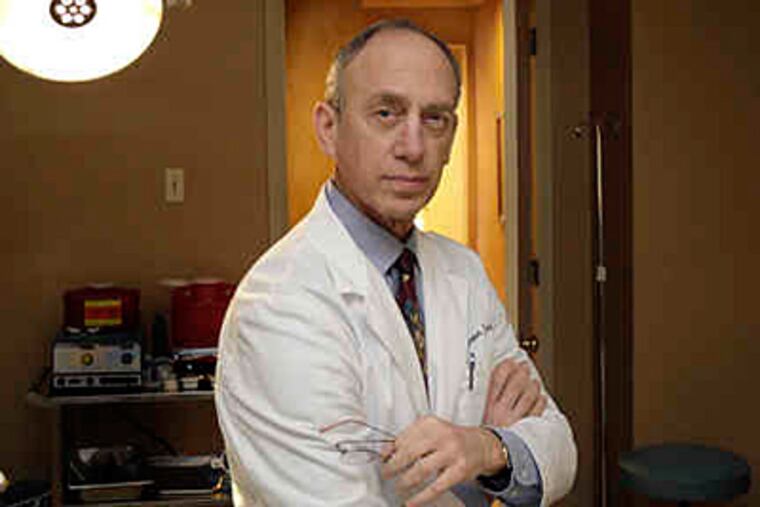 Bala Cynwyd-based plastic surgeon Sherman Leis performs vaginal rejuvenations, and says that, because of that, while colleagues have experienced an economic downturn during the recession, his practice has not. (David Maialetti / Staff)