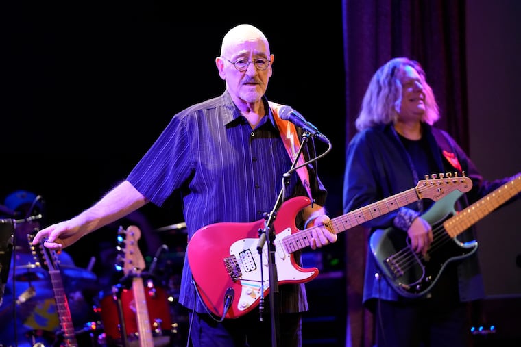 FILE - Dave Mason performs at City Winery in Chicago on Feb. 21, 2023. (Photo by Rob Grabowski/Invision/AP)