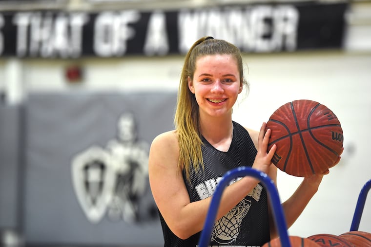 Bishop Eustace sophomore guard Katie Kempter has taken a leadership role with the Crusaders.