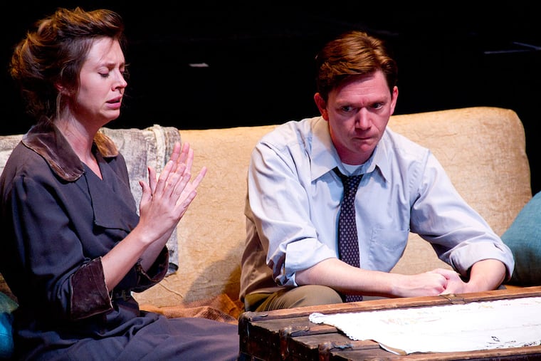 Jenna Horton is Karen and Keith Conallen is Joe in "The Children's Hour" at EgoPo Classic Theater. (Credit: Dave Sarrafian)