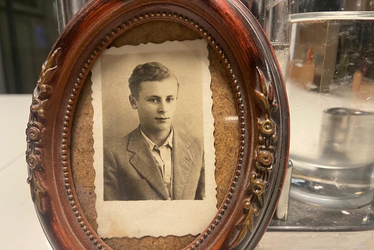 A photo of Mishka Gamerman, the author's great-uncle, who was murdered in the Holocaust.