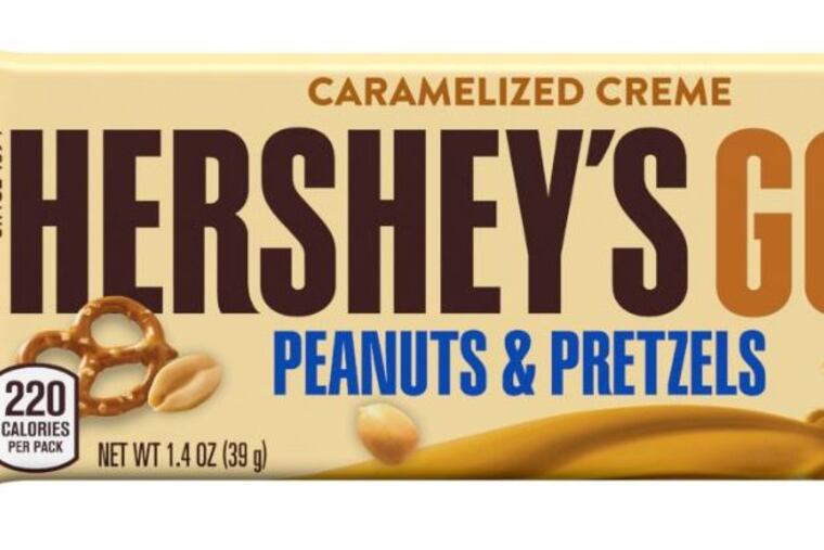 The new Hershey Gold bars, targeted at millenials, don't have chocolate. They will be shipped to stores next month.
