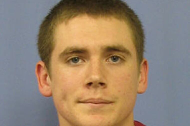 Matthew Royer, 21, was last seen on a security camera at 2:05 a.m. Friday.