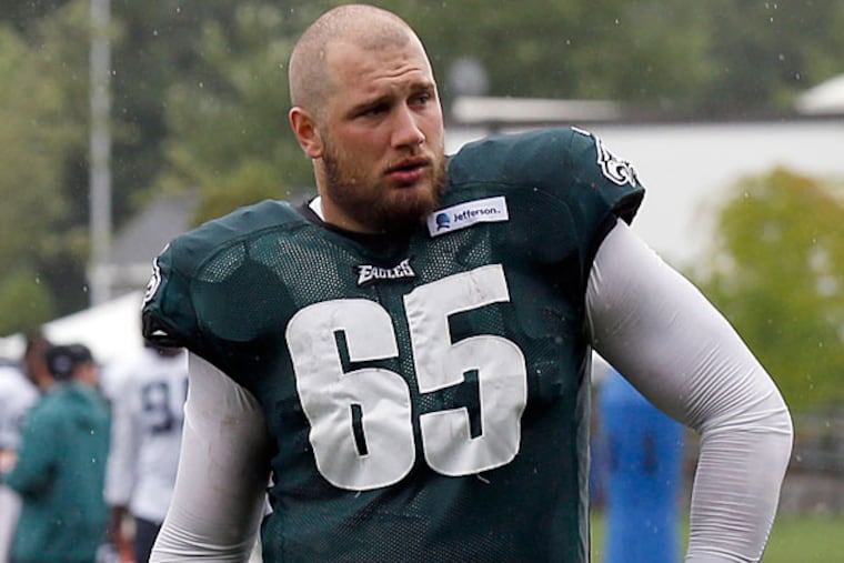 Eagles offensive lineman Lane Johnson. (Yong Kim/Staff Photographer)