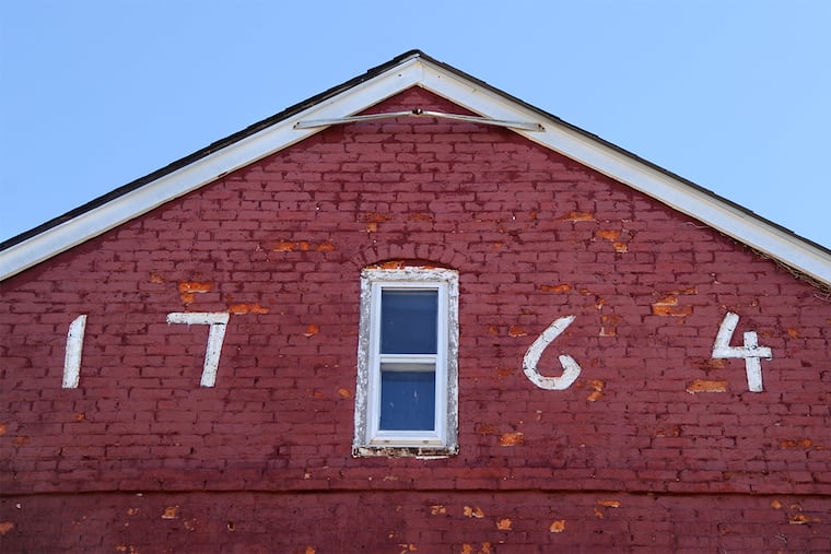 Pre-demolition, the Hugg/Harrison/Glover House in Bellmawr February 28, 2016.
