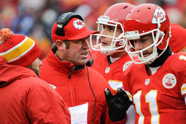Doug Pederson as offensive coordinator of the Chiefs in 2013.