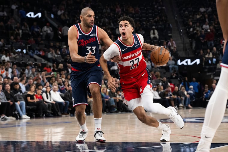 Will Riley (27), who was selected 21st overall by the Wizards last year, averaged 10.3 points in 74 games last season.