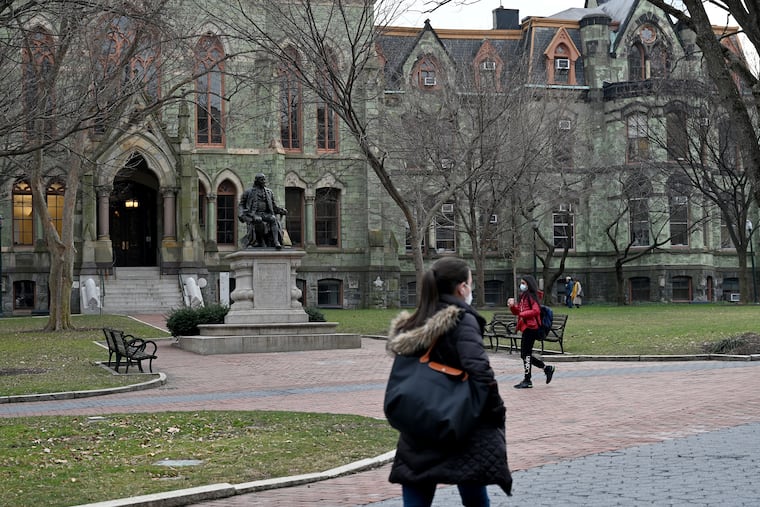 The highest-ranked school in Pa. among national universities was the University of Pennsylvania, which placed seventh overall and tied with Johns Hopkins.