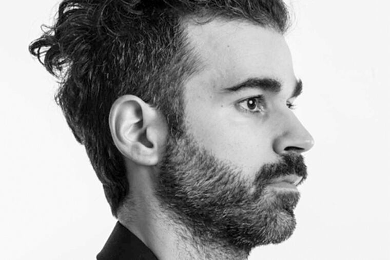 Mike Deni of Geographer showed confidence from the start Friday. (Victoria Smith / Retna Ltd.)