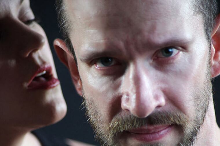 Commonwealth Classic Theatre Company's production of MACBETH L to R: Trice Baldwin (Lady Macbeth) and Charlie DelMarcelle (Macbeth). (Kathryn Raines/Plate 3 Photography)