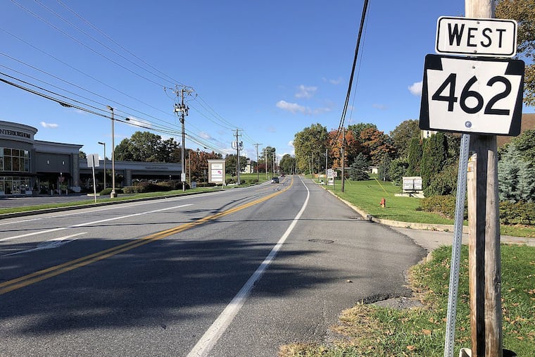 Columbia Avenue at Centerville Road along the border of Manor Township and East Hempfield Township in Lancaster County. Parents are upset over a performance at Hempfield High School last month.