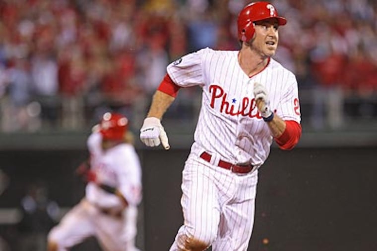 The Phillies' baserunning played a major role in their comeback win in Game 2. (Michael Bryant/Staff Photographer)
