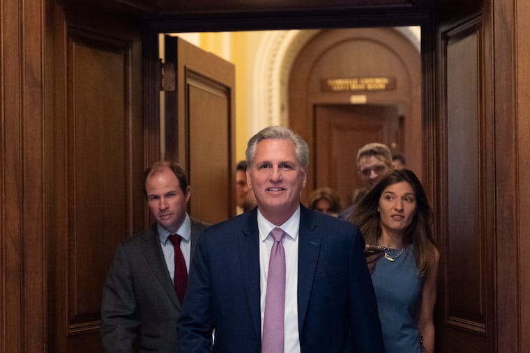House Minority Leader Kevin McCarthy.